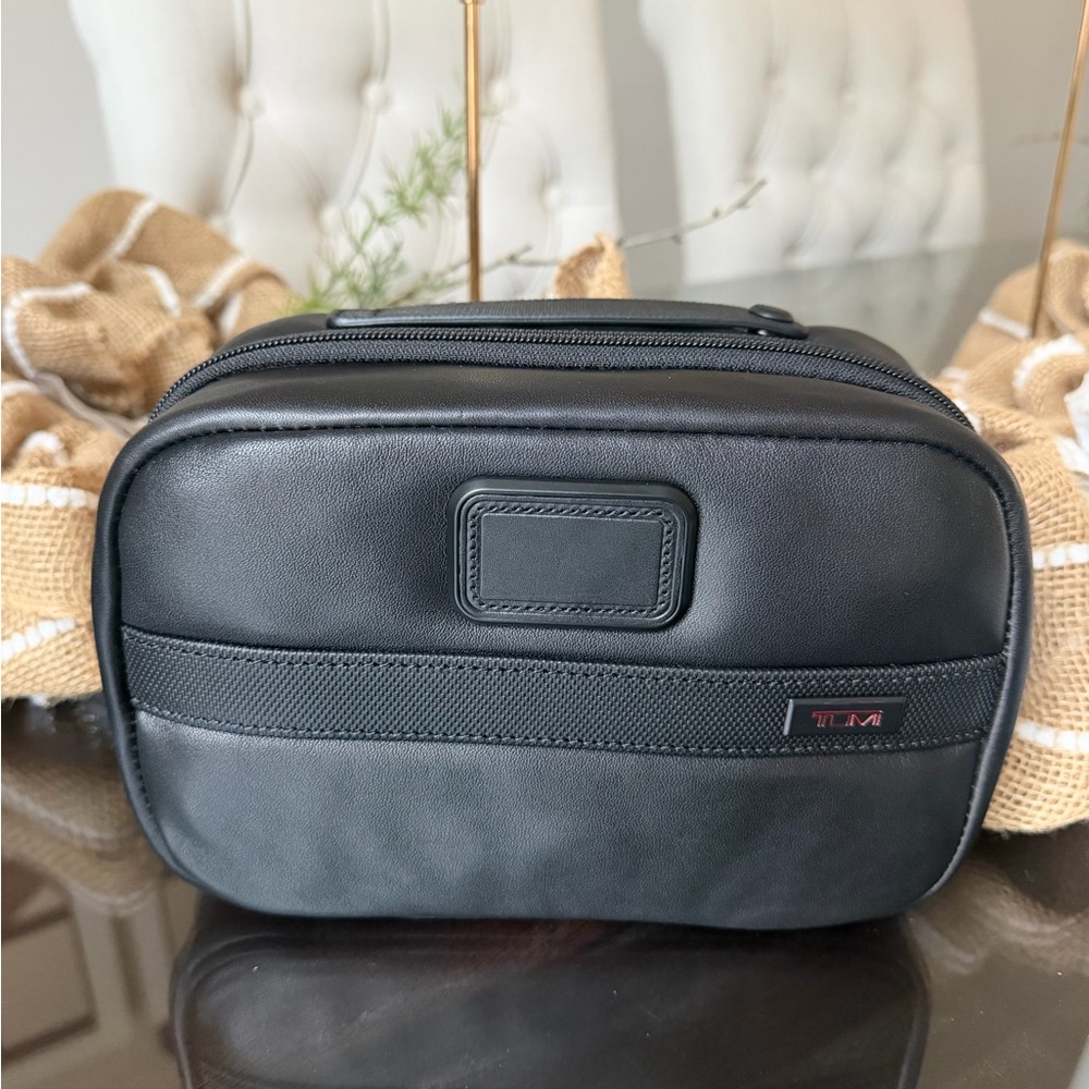 Tumi Black Toiletry Bag for Men